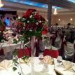 Wedding reception-Tall centerpiece