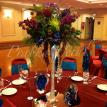 Wedding reception-Tall centerpiece